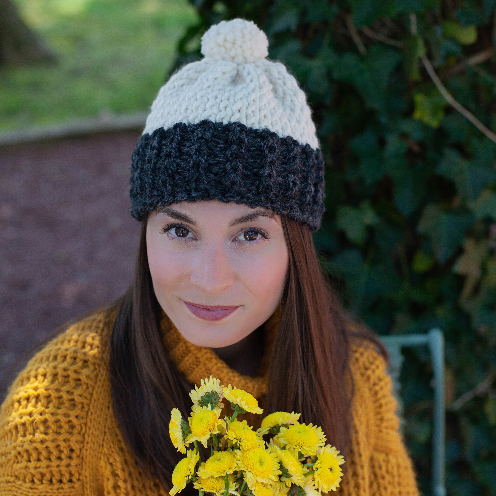 Loom Knitting by This Moment is Good!: Free Loom Knit Hat Pattern